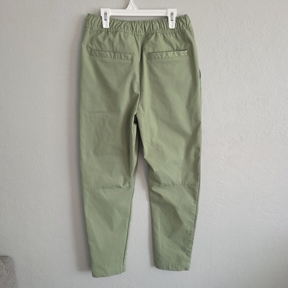 Nike Mens Club Pants Green Woven Tapered Leg Drawstring Sports DX0623-386 Size S - Picture 5 of 10